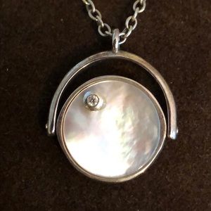 Silpada Sterling Silver & Mother of Pearl Necklace